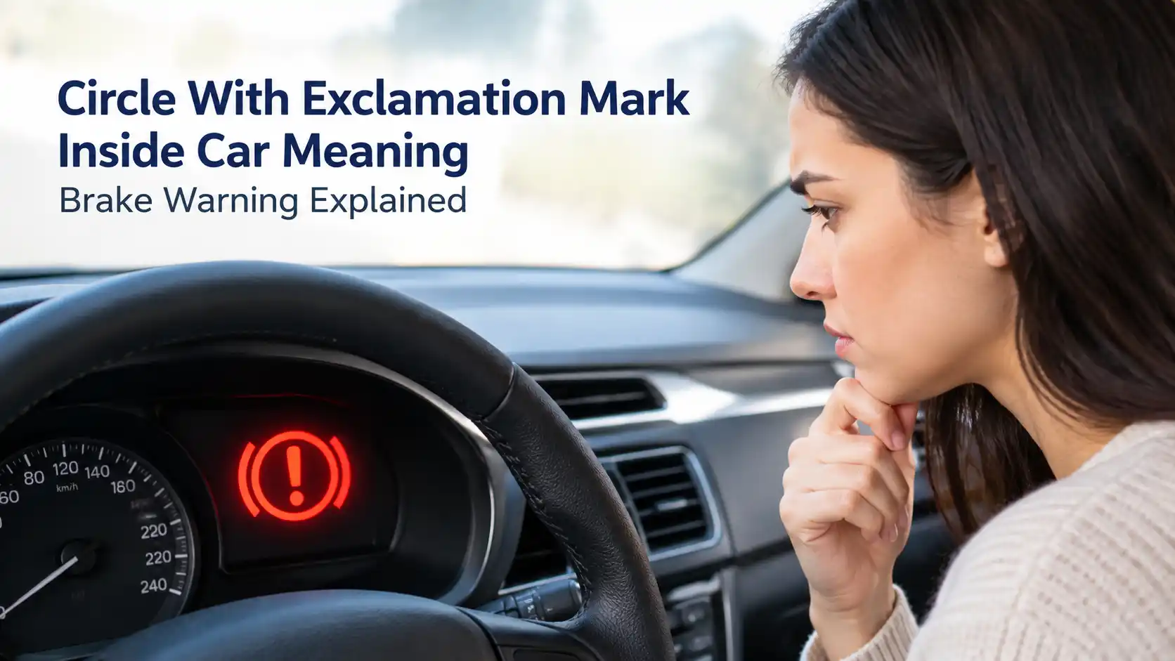 Circle With Exclamation Mark Inside Car Meaning