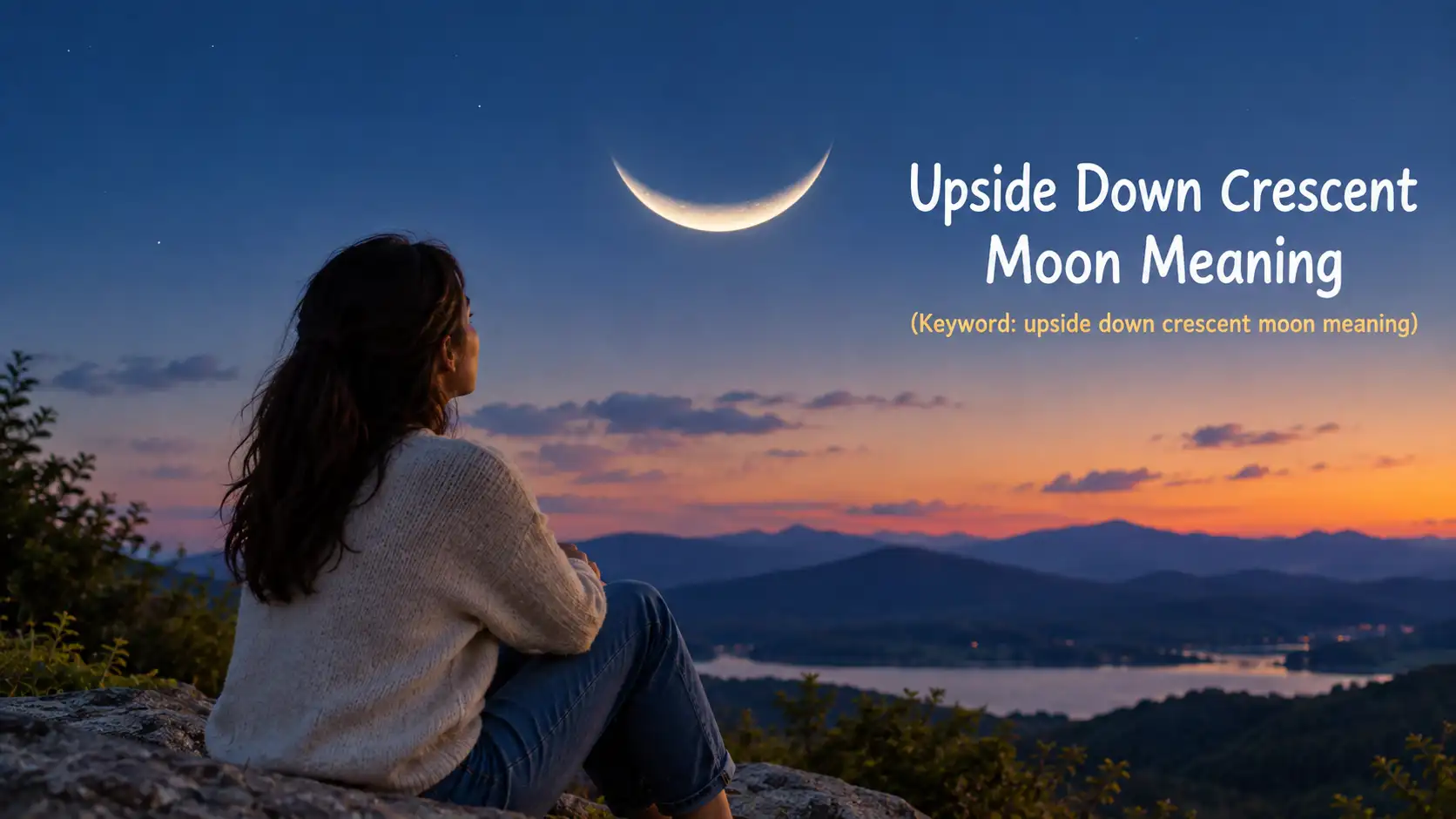 Upside Down Crescent Moon Meaning