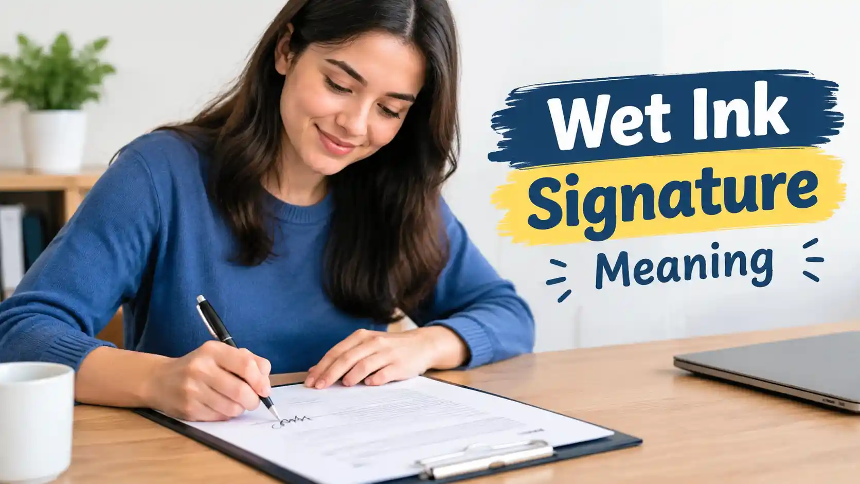 Wet Ink Signature Meaning