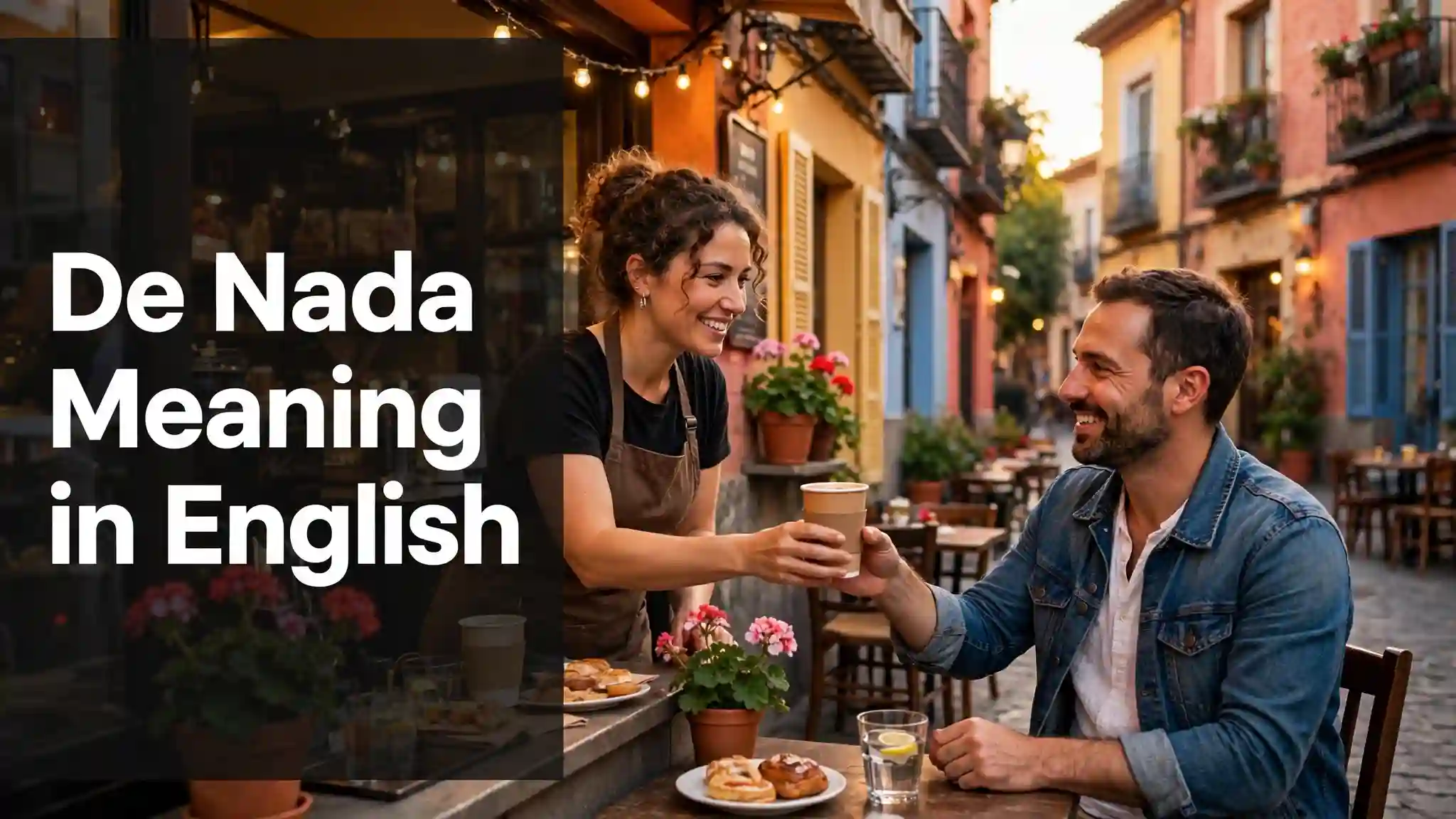 De Nada Meaning in English