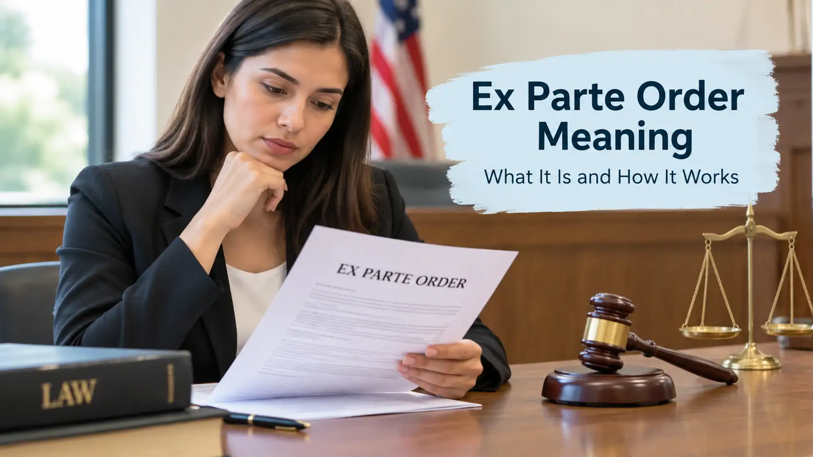 Ex Parte Order Meaning