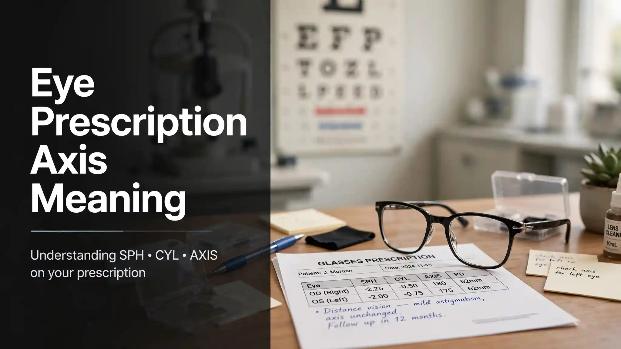 Eye Prescription Axis Meaning
