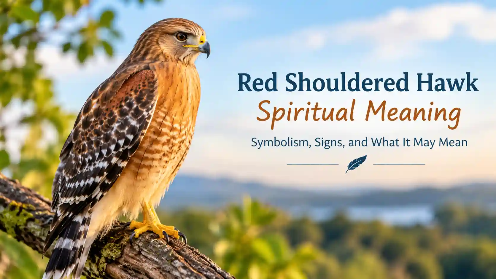 Red Shouldered Hawk Spiritual Meaning