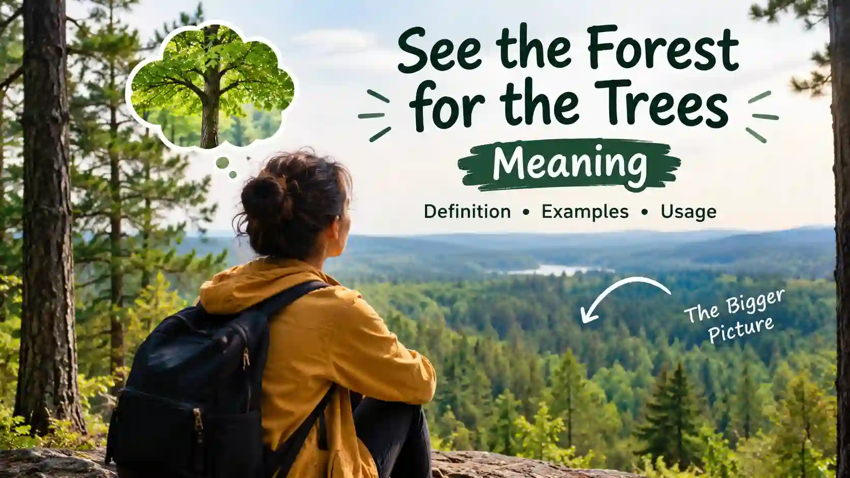 See the Forest for the Trees Meaning