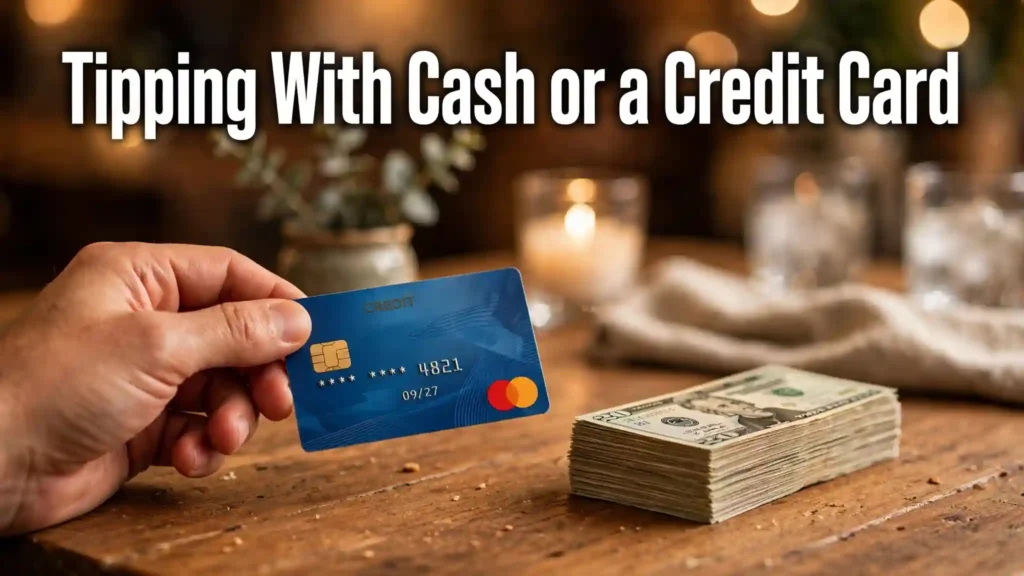 Tipping With Cash or a Credit Card Tipping With Cash or a Credit Card 