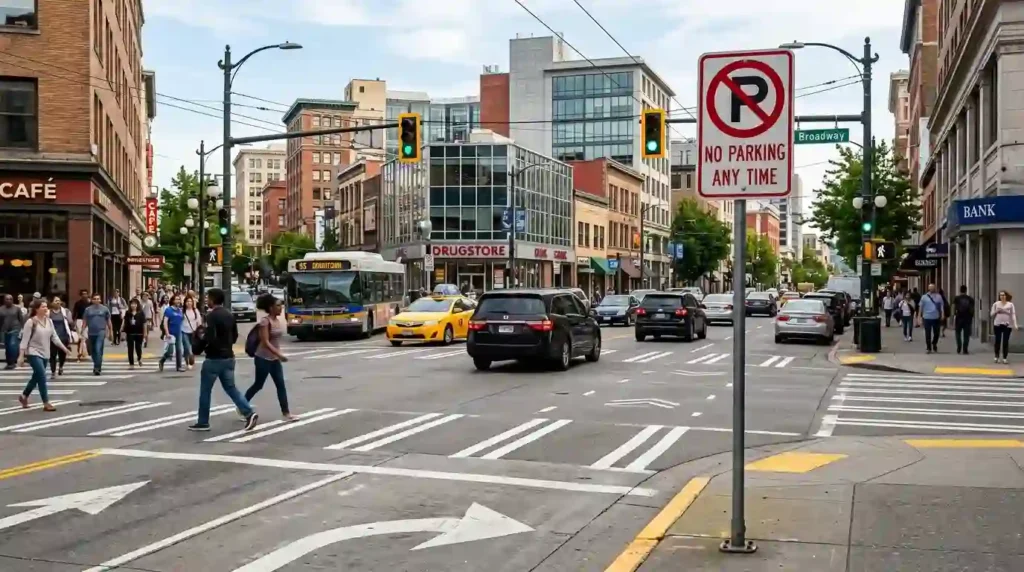 Where Are No Parking Signs Usually Found